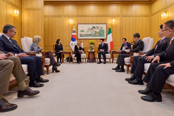 한-이탈리아 정상 소인수회담