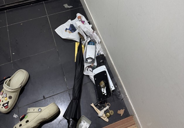 가정폭력 신고 출동 중 오인 개방된 현관문 5시간 동안 방치돼