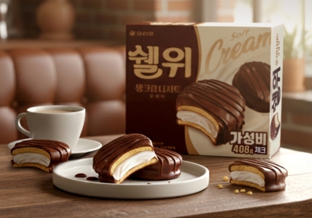 [단독] "몽쉘 한판 붙자"…오리온, 생크림 디저트 '쉘위' 출격 준비