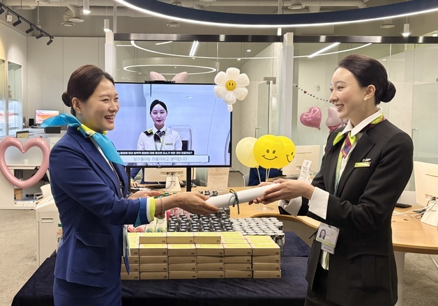 통합 앞둔 에어부산·진에어, 부산 브리핑실 함께 사용