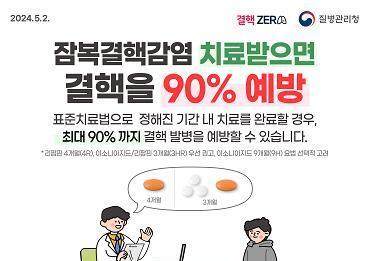 다제내성 결핵환자 접촉자, 잠복결핵 치료비 본인부담 면제