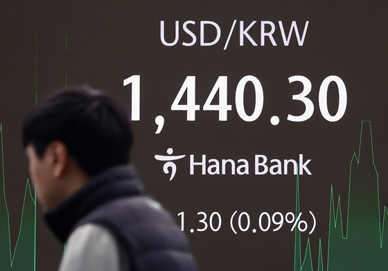 상승하는 원달러 환율