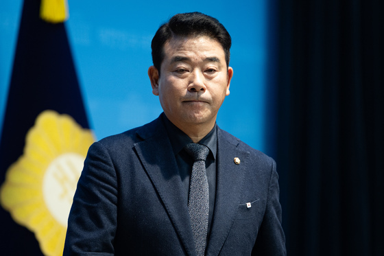 박정 민주당 의원, 원내대표 출마 선언