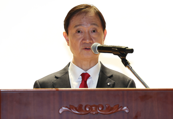 신년사 하는 이찬진 금융감독원장