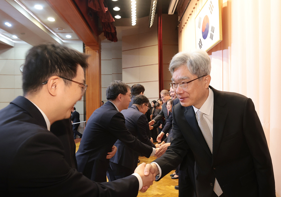 신년 인사 나누는 김상환 헌법소장