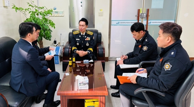 채열식 진천소방서장 취임…응급의료기관 찾아 협력 방안 논의