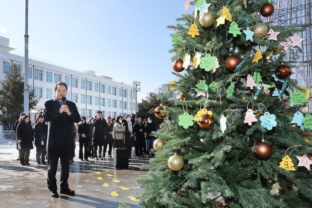안부 나무에 걸린 메시지