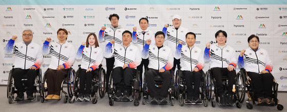 대한민국 동계패럴림픽 컬링 국가대표 피이팅!