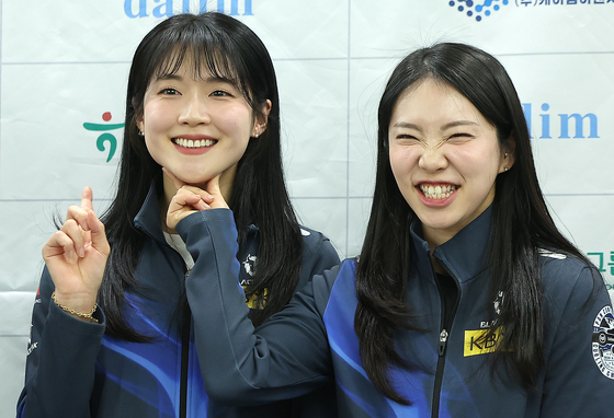 여자 컬링 설예은·김수지, 우리들이 분위기 메이커