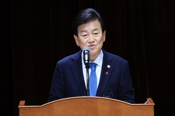 신년사하는 정동영 통일부 장관