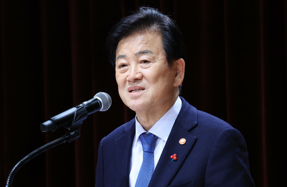 신년사하는 정동영 통일부 장관