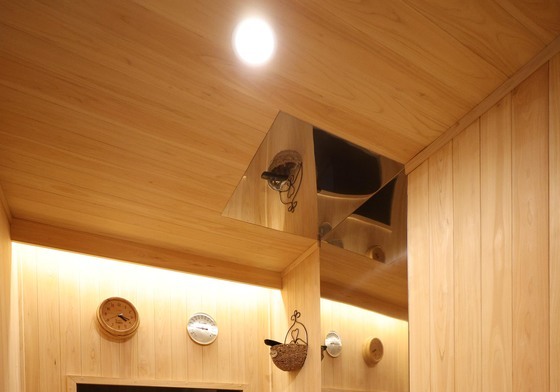 용산 대통령실에 설치된 사우나 공개