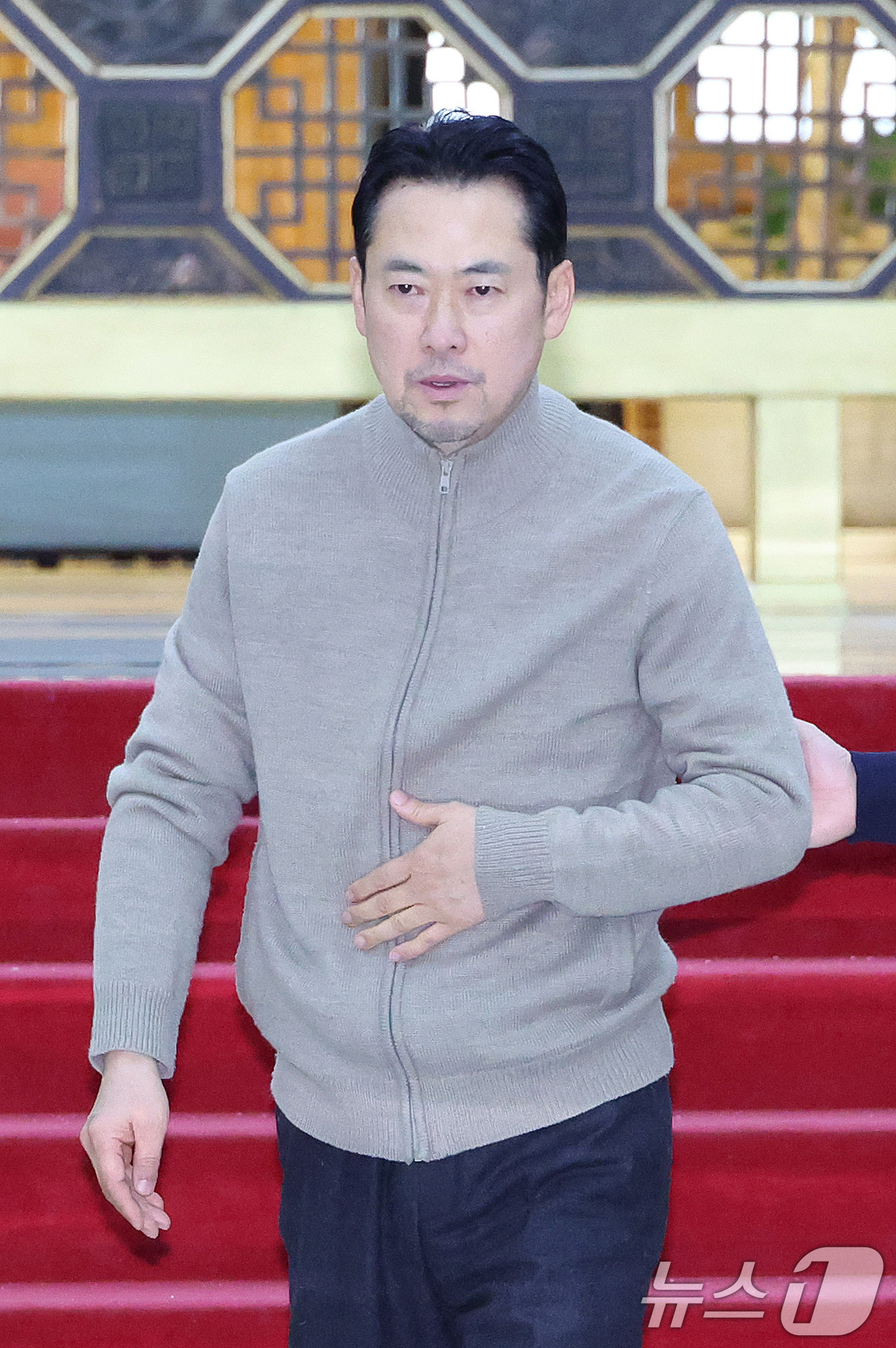 (서울=뉴스1) 신웅수 기자 = 장동혁 국민의힘 대표가 20일 서울 여의도 국회 로텐더홀에서 단식 농성을 하고 있다. 2026.1.20/뉴스1