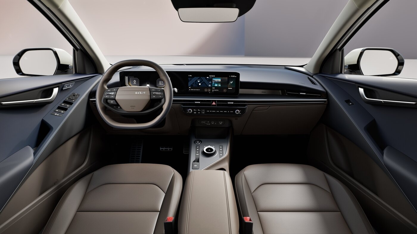 본문 이미지 - 기아가 20일 공개한 소형 SUV '니로'의 2세대 페이스리프트 모델 '더 뉴 니로'의 디자인(기아 제공). 2026.01.20.