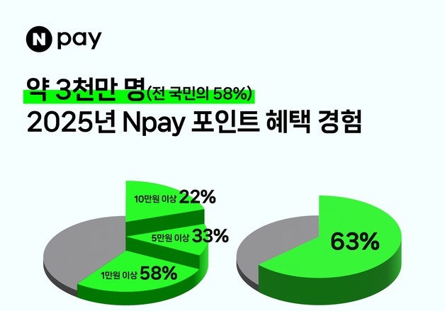 "네이버페이 이용자 3분의 1, 5만원 이상 포인트 혜택 받아"