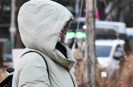 얼어붙은 출근길