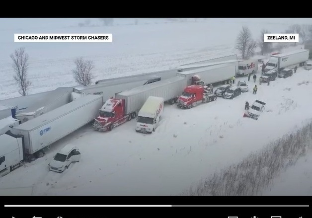美도 북극발 한파 '체감 영하 46도' 예고…차량 100대 연쇄추돌