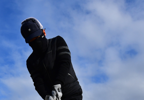 대한 추위 이겨낸 파크 골퍼들