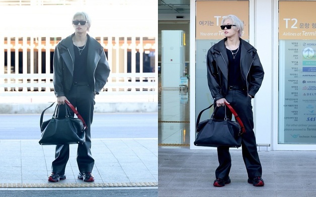 에이티즈 민기, 크리스찬 루부탱 쇼 참석차 파리 출국