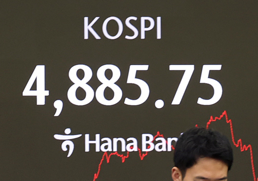 13거래일 만에 하락 마감한 코스피