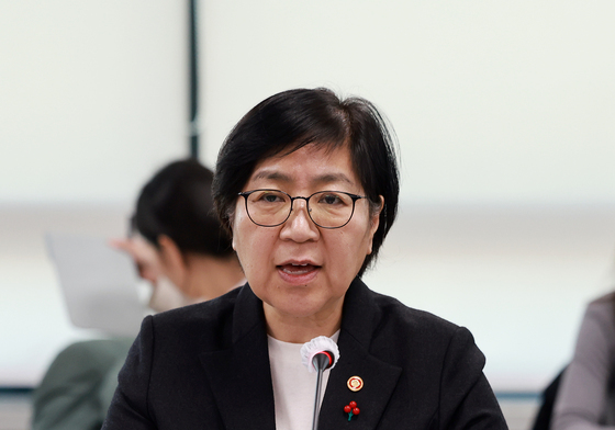 발언하는 정은경 보건복지부 장관