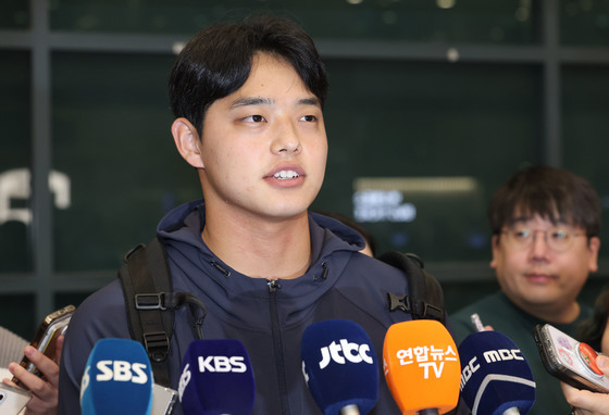 문동주 '훈련 열심히 했어요'