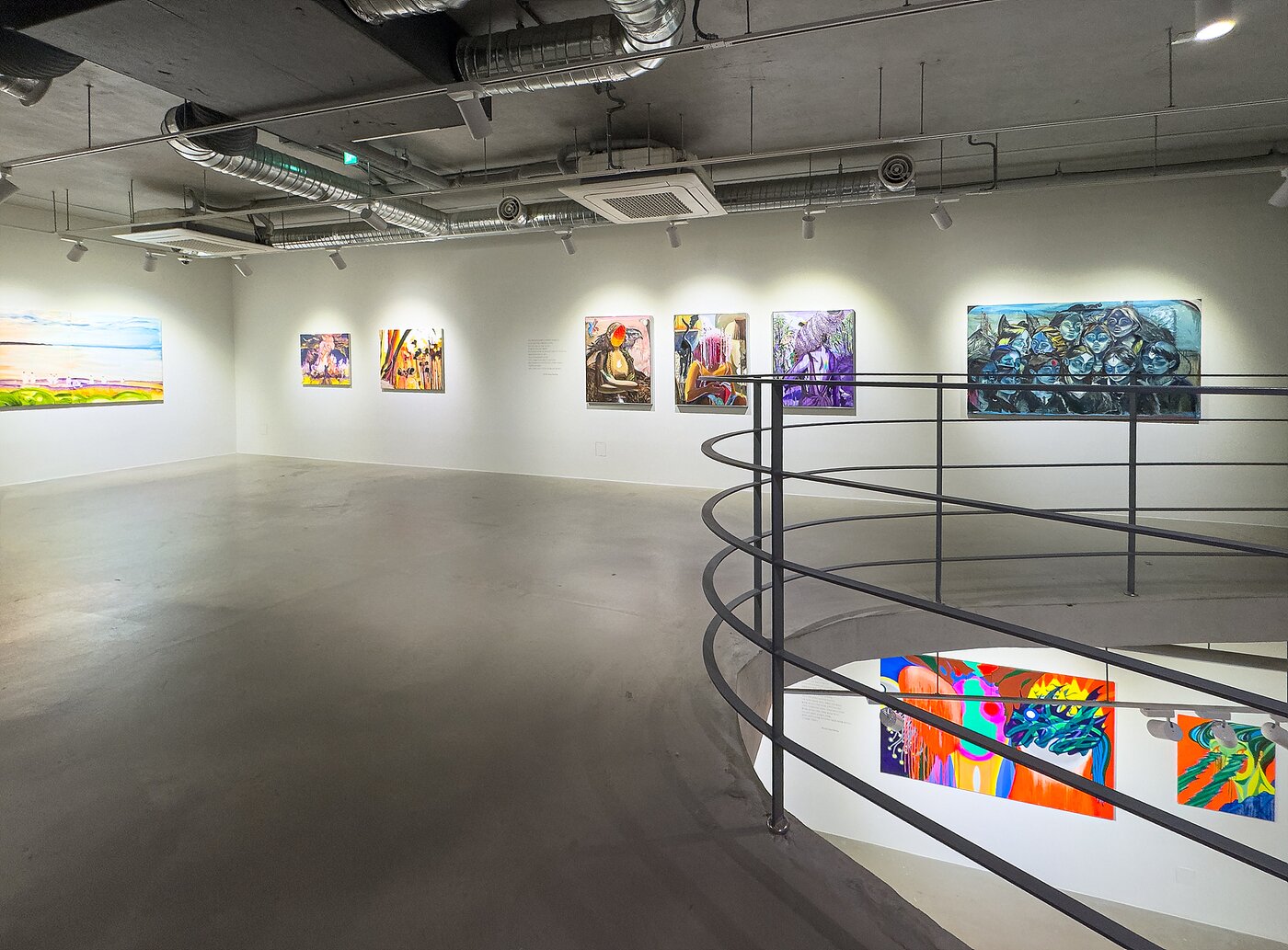 본문 이미지 - 韓日 작가전 '불온유희' 전시 전경 (갤러리밈 제공)