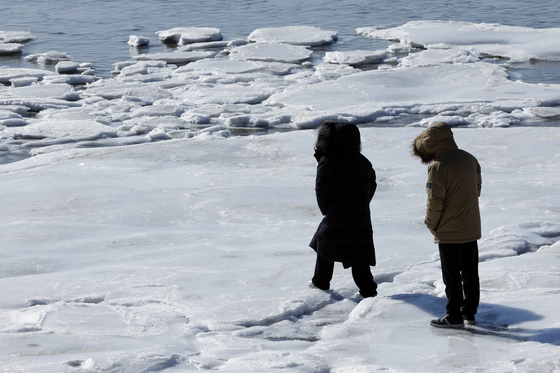 북극으로 변한 바다