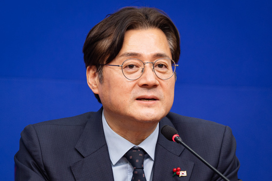 정청래 대표 찾아온 홍익표 청와대 신임 정무수석