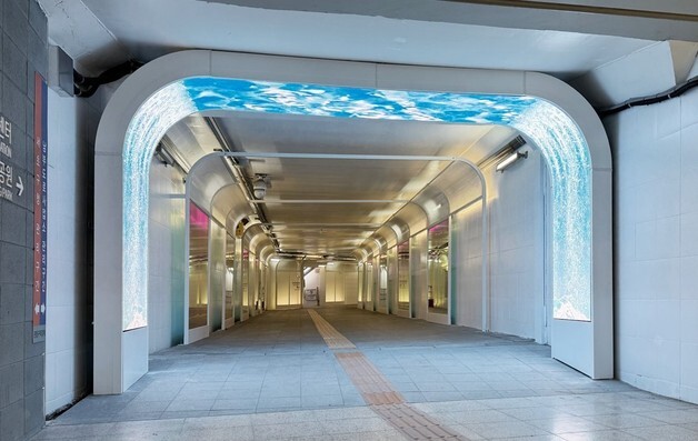 서초구, 잠수교 지하횡단보도 미디어아트로 재탄생