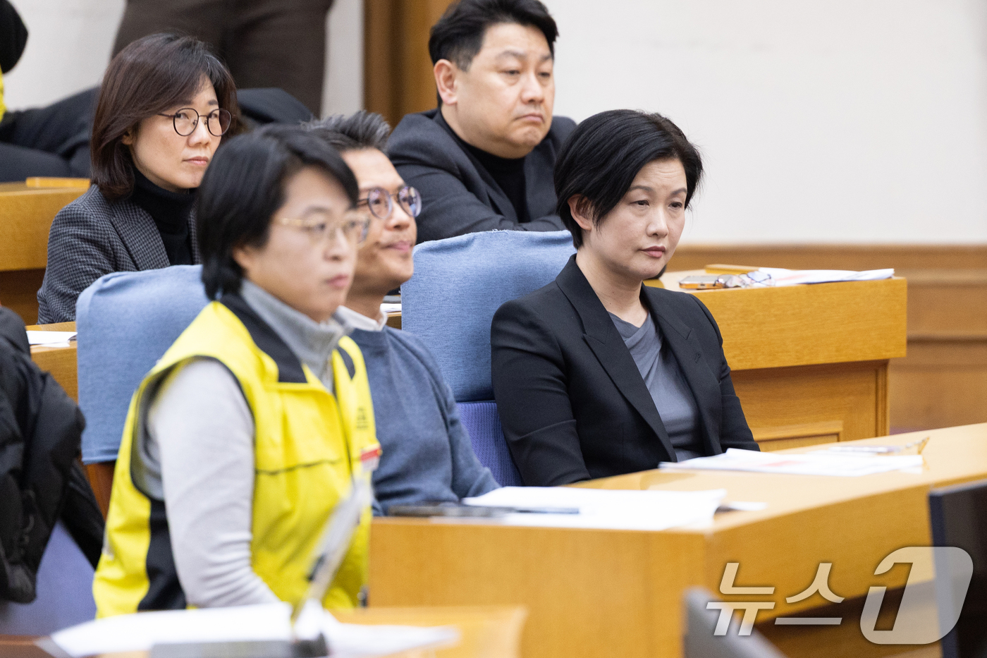 (서울=뉴스1) 이승배 기자 = 조주연 홈플러스 대표가 21일 서울 여의도 국회 의원회관에서 열린 '홈플러스, 이대로 문닫게 할 것인가' 긴급 좌담회에서 발언하고 있다. 2026. …