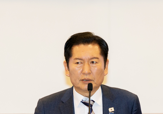 축사하는 정청래 대표