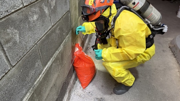 제주서 황산 누출 사고…"약 10L 쏟아져 바닥에 굳은 상태"