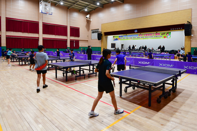 [화보] 대구·경북 초등부 탁구 유망주, 포항서 동계스토브리그