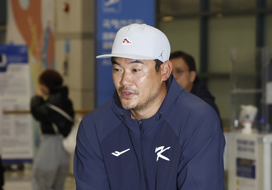 전지훈련 마치고 귀국한 노경은