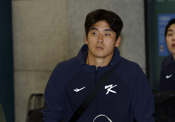 전지훈련 마치고 귀국한 박영현