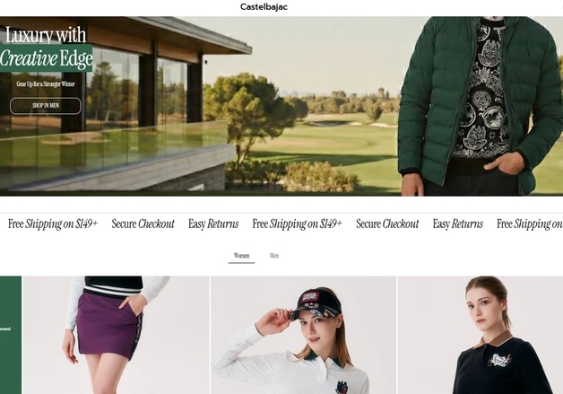 형지글로벌, 까스텔바작 USA 온라인스토어 오픈