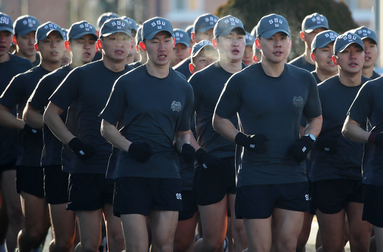 혹한기 훈련하는 SSU