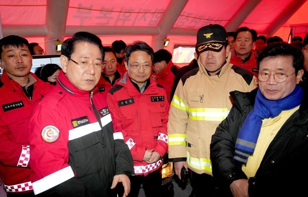 김영록 지사, 광양 산불 현장 방문