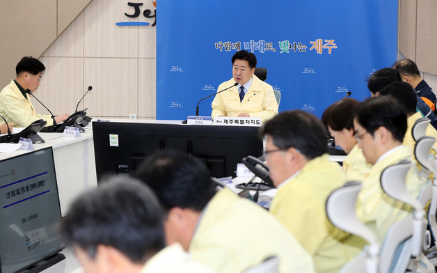 대설·한파 대책 점검하는 오영훈 제주지사