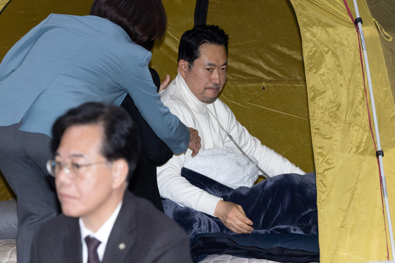 8일째 단식 이어가는 장동혁 대표