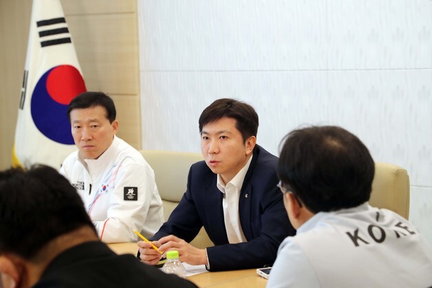 유승민 대한체육회장, 동계올림픽 대비 선수촌 현장 점검