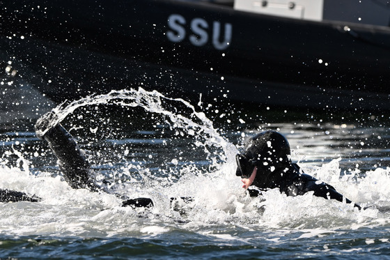 혹한기 훈련하는 SSU