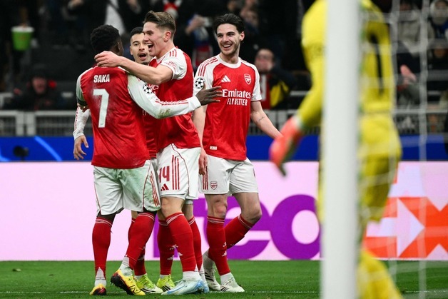 UCL서 강세 보이는 EPL…아스널 선두 질주, 5팀도 순항