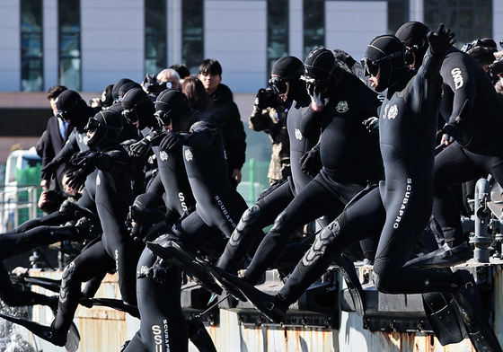 혹한기 내한훈련하는 SSU