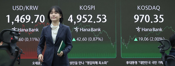 코스피·코스닥, 오름세로 장 마감