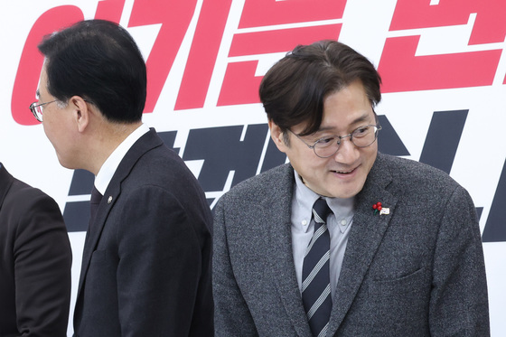 송언석 예방하는 홍익표 정무수석