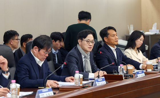 재생에너지 소부장 기업 간담회 발언하는 김정관 장관