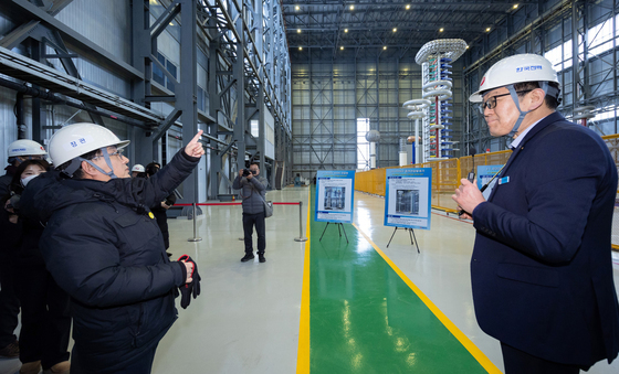 전력시험센터 방문한 김성환 장관