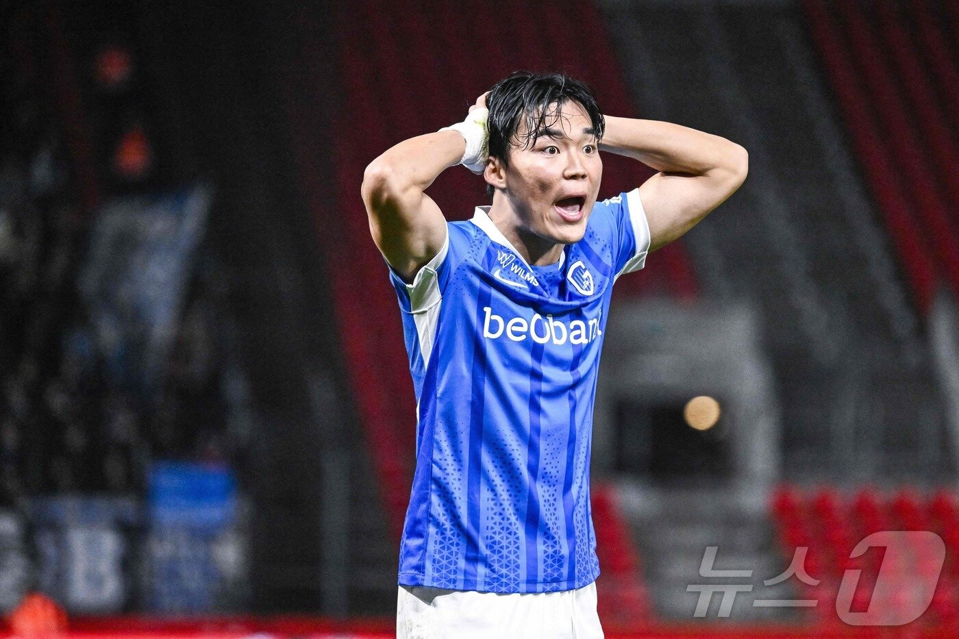 본문 이미지 - 헹크 공격수 오현규. ⓒ AFP=뉴스1